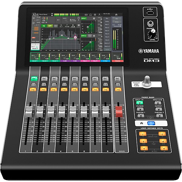 Yamaha DM3-D Professional 22-Channel Ultracompact Digital Mixer With Dante