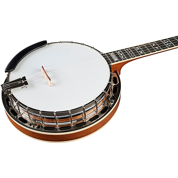 Open Box Gold Tone Mastertone Bluegrass Heart Bela Fleck Signature Banjo Level 2 Mahogany Satin 197881132460