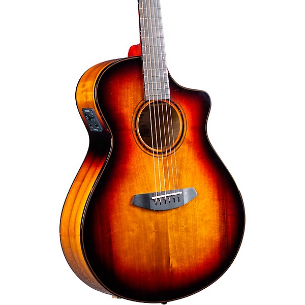 Breedlove Pursuit Exotic S CE Concert Acoustic-Electric Guitar Canyon Burst