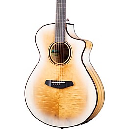 Breedlove Pursuit Exotic S CE Concert Acoustic-E... Breedlove Pursuit Exotic S CE Concert Acoustic-Electric Guitar White Sand