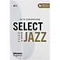 D'Addario Woodwinds Select Jazz, Alto Saxophone - Filed,Box of 10 4H