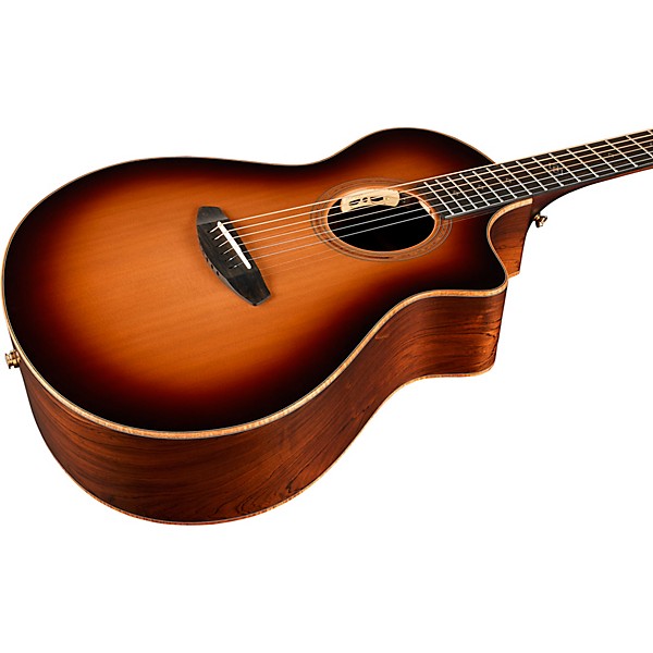 Breedlove Premier CE Brazillian Rosewood Limited Edition Concert Acoustic-Electric Guitar Edge Burst