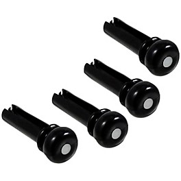 Allparts Acoustic Bass Bridge Pins Black