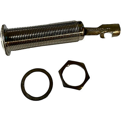Allparts Switchcraft Long Threaded Barrel Jack Mono  Single for sale