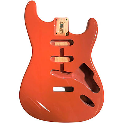 Allparts Stratocaster Replacement Body, Alder Fiesta Red for sale