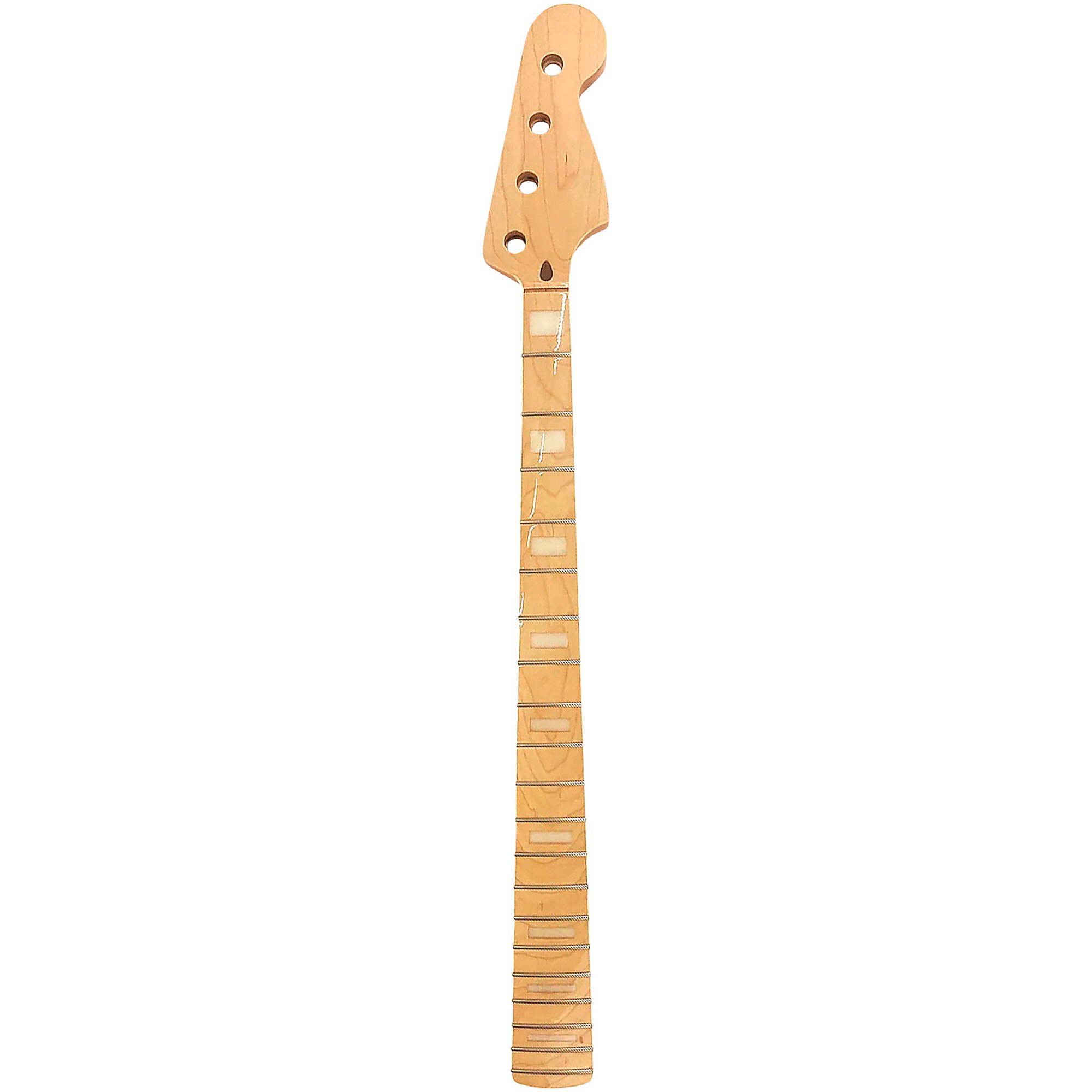 Allparts Jazz Bass Replacement Neck, One-Piece Maple With Block