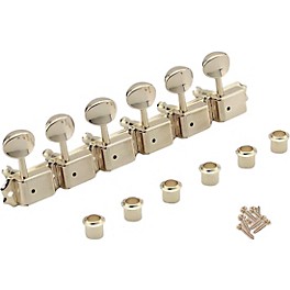 Allparts Gotoh SD91 Vintage Style 6 Inline Tuners w/Press Fit 11/32" Bushings Nickel Single