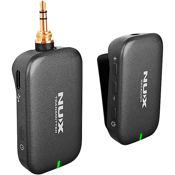 NUX B-7PSM 5.8 GHz Wireless in-Ear Monitoring System, Charging Case Included, Stereo Audio transmitter Black