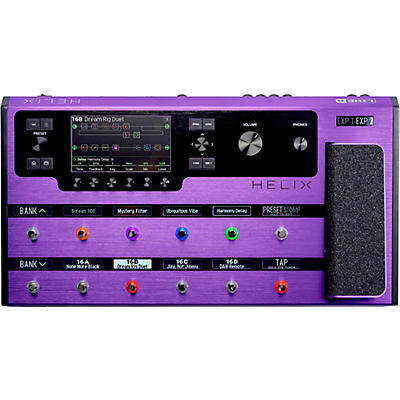 Line 6 Helix Limited-Edition Multi-Effects Guitar Pedal Purple for sale