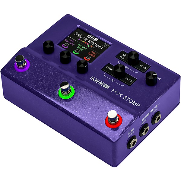 Line 6 HX Stomp Limited-Edition Multi-Effects Pedal Purple