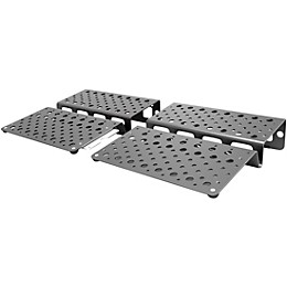 Holeyboard Pedalboards Versa 2-Pack Pedalboard Stealth Black