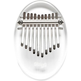 Stagg 10-Key Kid's Crystal Kalimba Clear