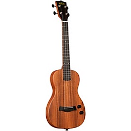 Kala Solid Body Tenor Acoustic-Electric Ukulele ... Kala Solid Body Tenor Acoustic-Electric Ukulele with Gig Bag Flame Acacia