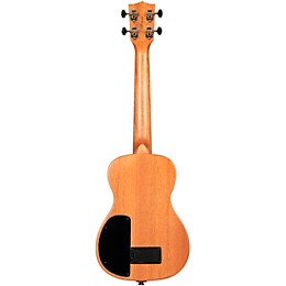 Kala Solid Body Tenor Acoustic-Electric Ukulele with Gig Bag Flame Maple