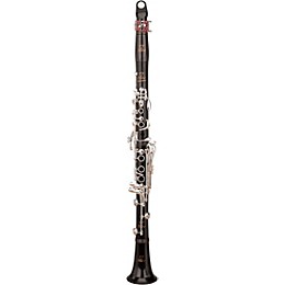 RZ Clarinets Conservatory Grenadilla Bb Clarinet, 17 keys Silver Keys Adjustable Thumb Rest