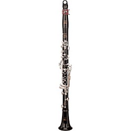 RZ Clarinets Conservatory Grenadilla Bb Clarinet, 17 keys Silver Keys Adjustable Thumb Rest