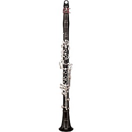 RZ Clarinets Allegro Grenadilla Bb Clarinet, 17 Keys Silver Keys Adjustable Thumb Rest