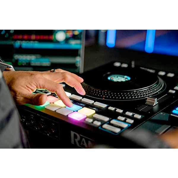 Open Box RANE FOUR Advanced Four-Channel Stems DJ Controller Level 1  Black