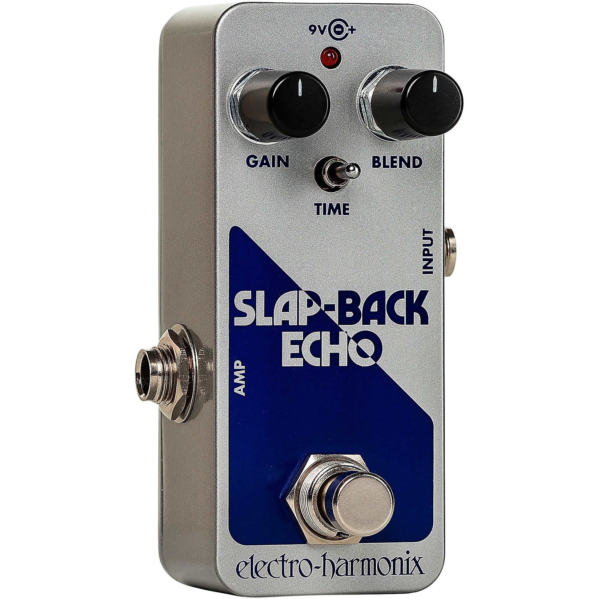 Electro-Harmonix SLAP-BACK ECHO Analog Delay Effects Pedal Silver 