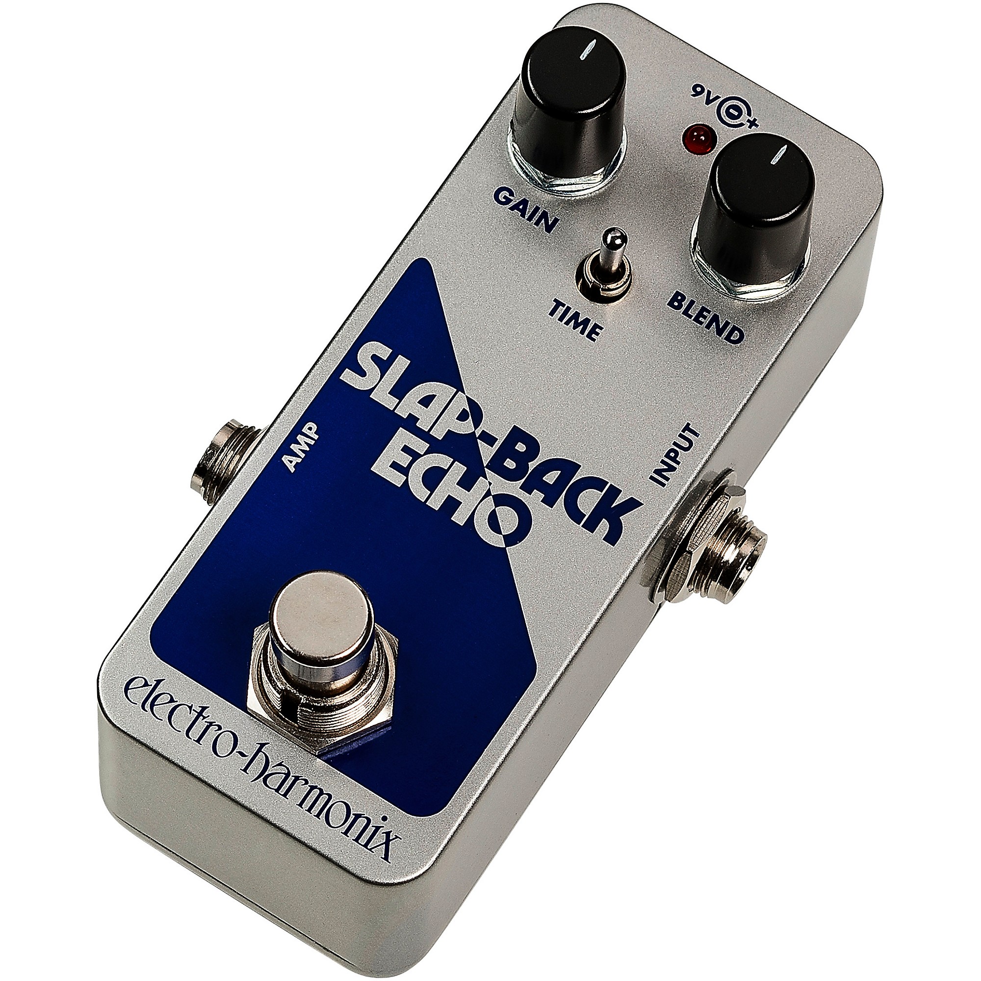 Electro-Harmonix SLAP-BACK ECHO Analog Delay Effects Pedal Silver