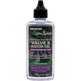 Superslick AlphaSynth Light Viscosity Synthetic Valve and Rotor Oil 2 oz.