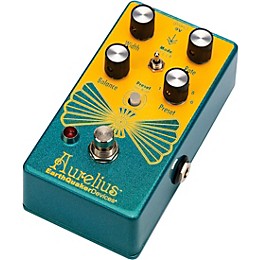EarthQuaker Devices Aurelius Tri-Voice Chorus Effects Pedal Sparkly Teal and Golden Yellow