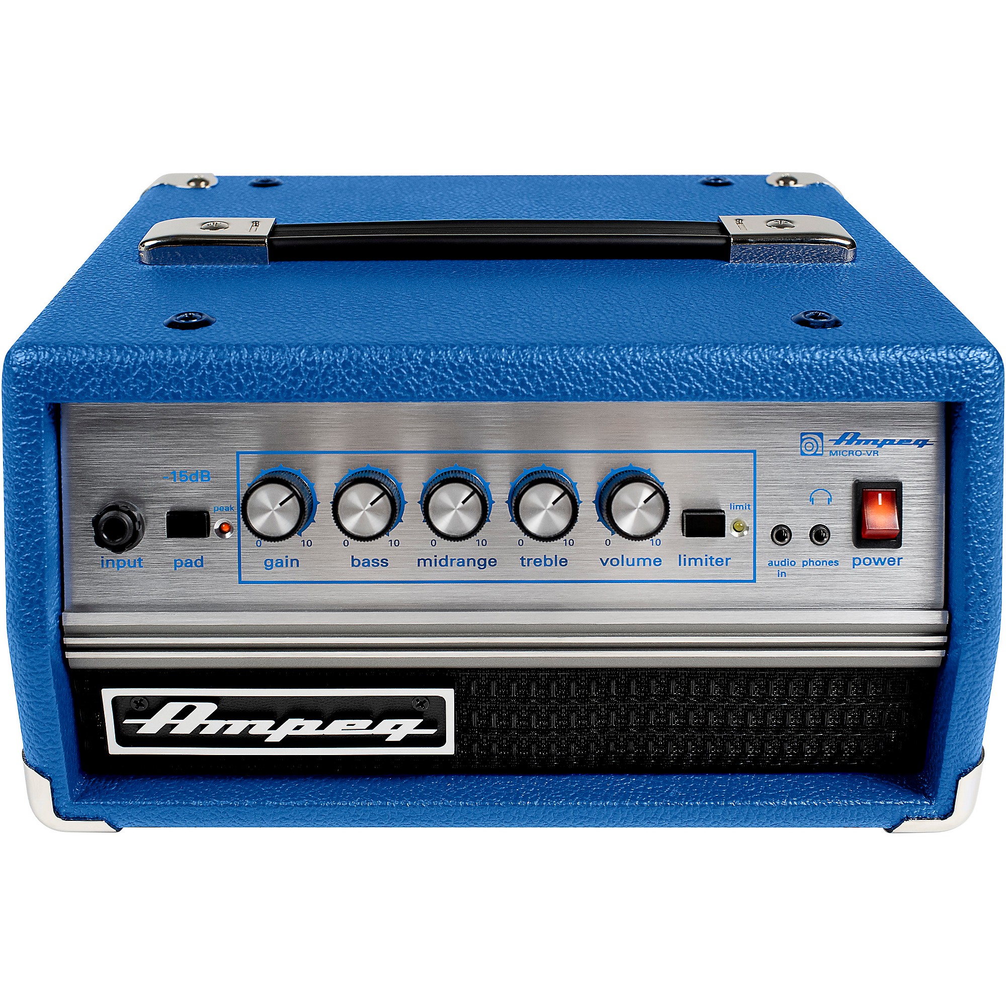 Ampeg Limited-Edition SVT Micro-VR Blue Bass Head Blue