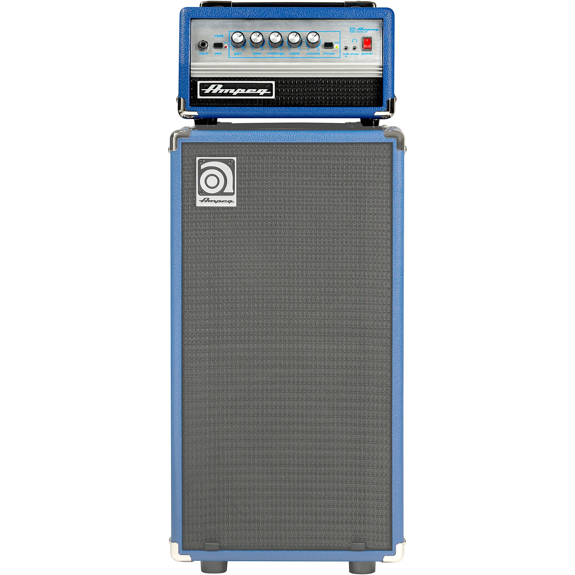 Ampeg Limited-Edition SVT Micro-VR Blue Bass Head Blue | Guitar Center