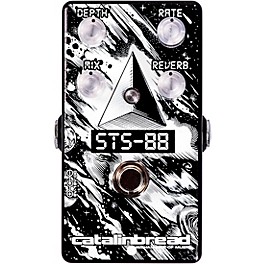 Open Box Catalinbread STS-88 Flange with Verb Effects Pedal Level 1 Black and White