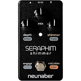 Neunaber Seraphim Shimmer v2 Reverb Effects Pedal Black