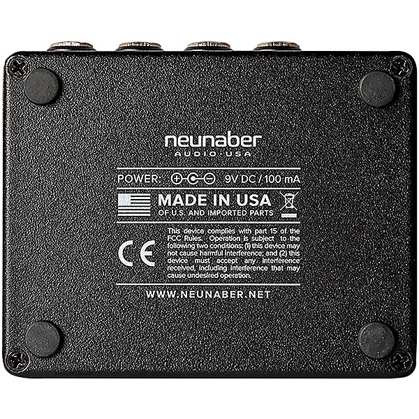 Open Box Neunaber ILLUMINE Reverb Effects Pedal Level 1 Black