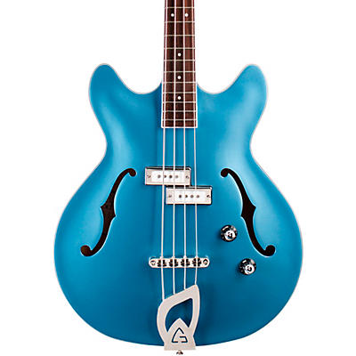 Guild Starfire I Bass Semi-Hollow Short Scale Double-Cut Electric Bass Guitar Pelham Blue for sale