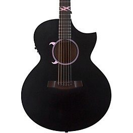 Schecter Guitar Research Machine Gun Kelly Signature Acoustic-Electric Guitar Satin Black