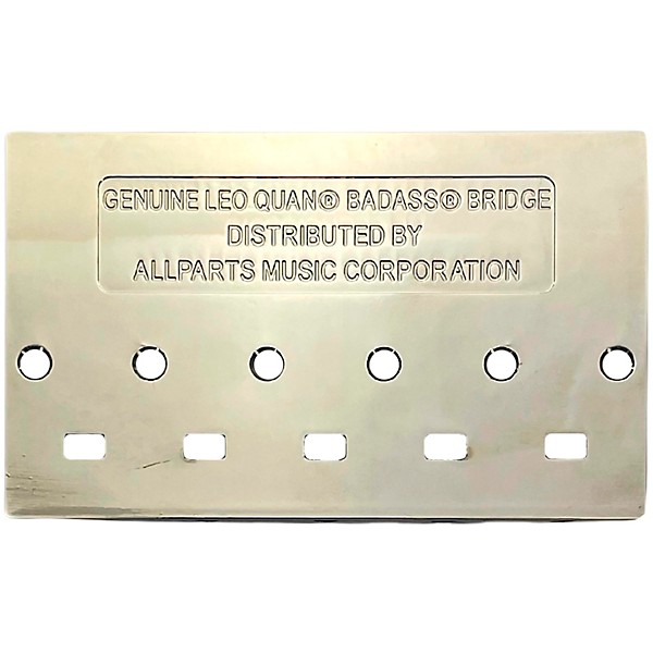 Leo Quan Badass V 5-String Bass Bridge With Grooved Saddles Nickel