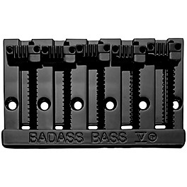 Leo Quan Badass V 5-String Bass Bridge With Grooved Sadd... Leo Quan Badass V 5-String Bass Bridge With Grooved Saddles Black