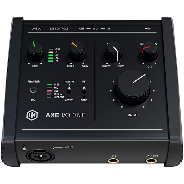 IK Multimedia AXE I/O ONE 1-Channel USB-C Audio Interface