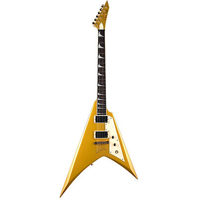 Esp Ltd Kirk Hammett Signature Kh-V Electric Guitar Metallic Gold Sparkle for sale