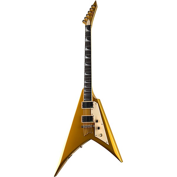 ESP LTD Kirk Hammett Signature KH-V Electric Guitar Metallic Gold Sparkle