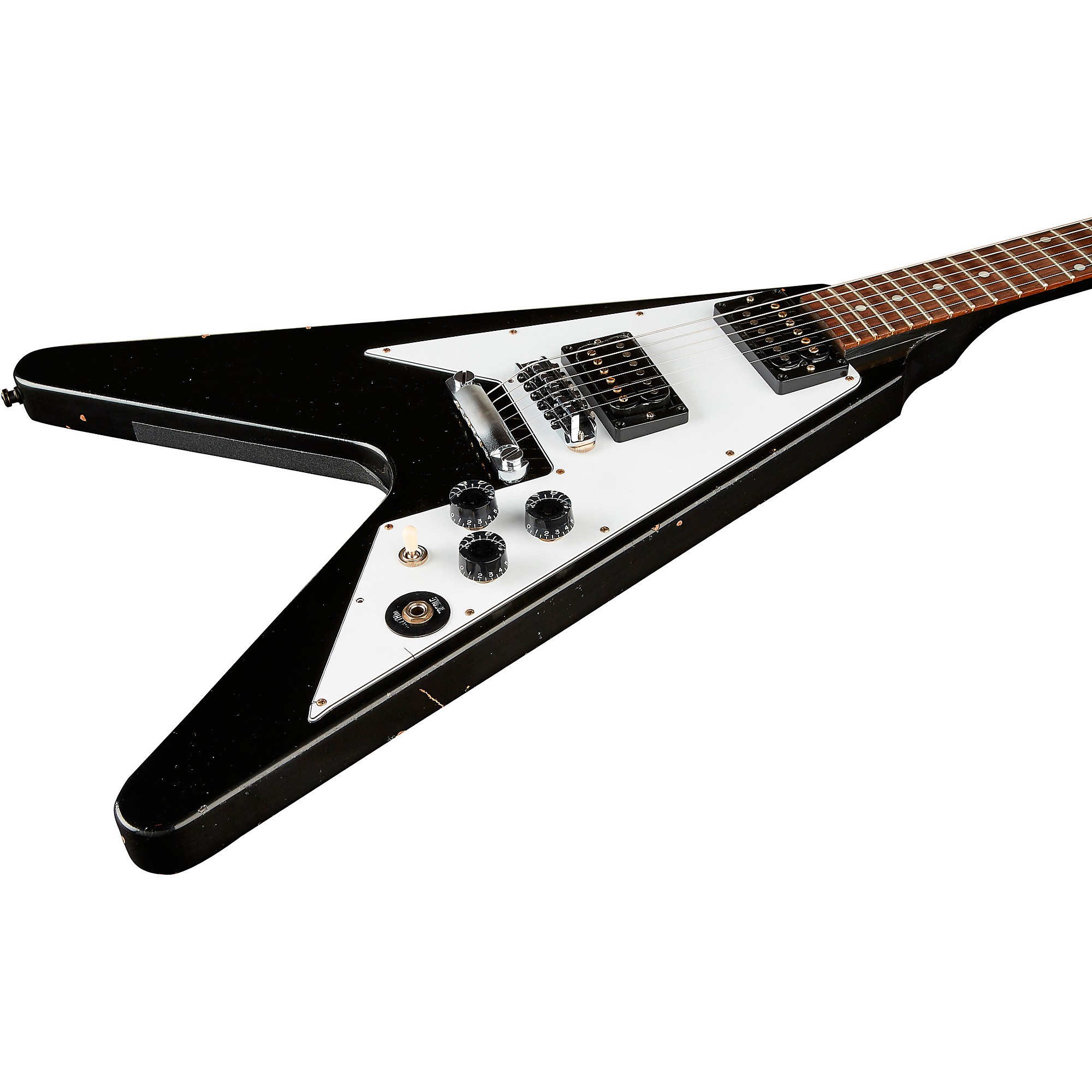 Gibson Rudolph Schenker Flying V - 2013 - Black/White