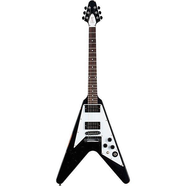 Gibson Custom Kirk Hammett 1979 Flying V Electric Guitar Ebony