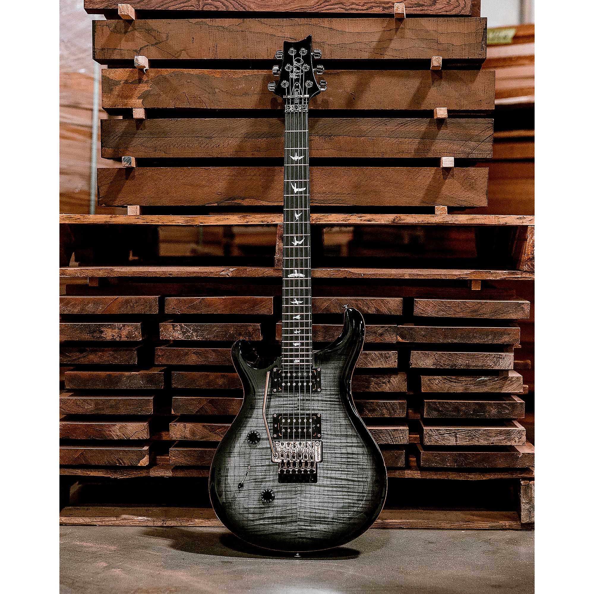 PRS SE Custom 24 With Floyd Rose Left-Handed Electric Guitar