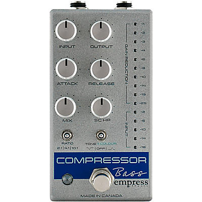 Empress Effects Bass Compressor Pedal Silver for sale