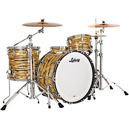 Ludwig Legacy Mahogany 3-Piece Pro Beat Shell Pack With 24" Bass Drum Lemon Oyster