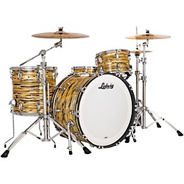 Ludwig Legacy Mahogany 3-Piece Pro Beat Shell Pack With 24" Bass Drum Lemon Oyster