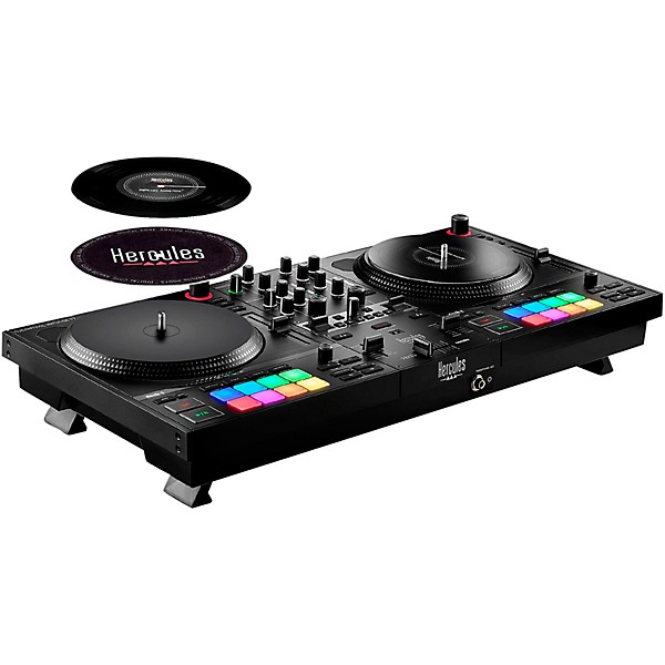 Hercules DJ DJControl Inpulse T7 2-Channel Motorized DJ Controller Black