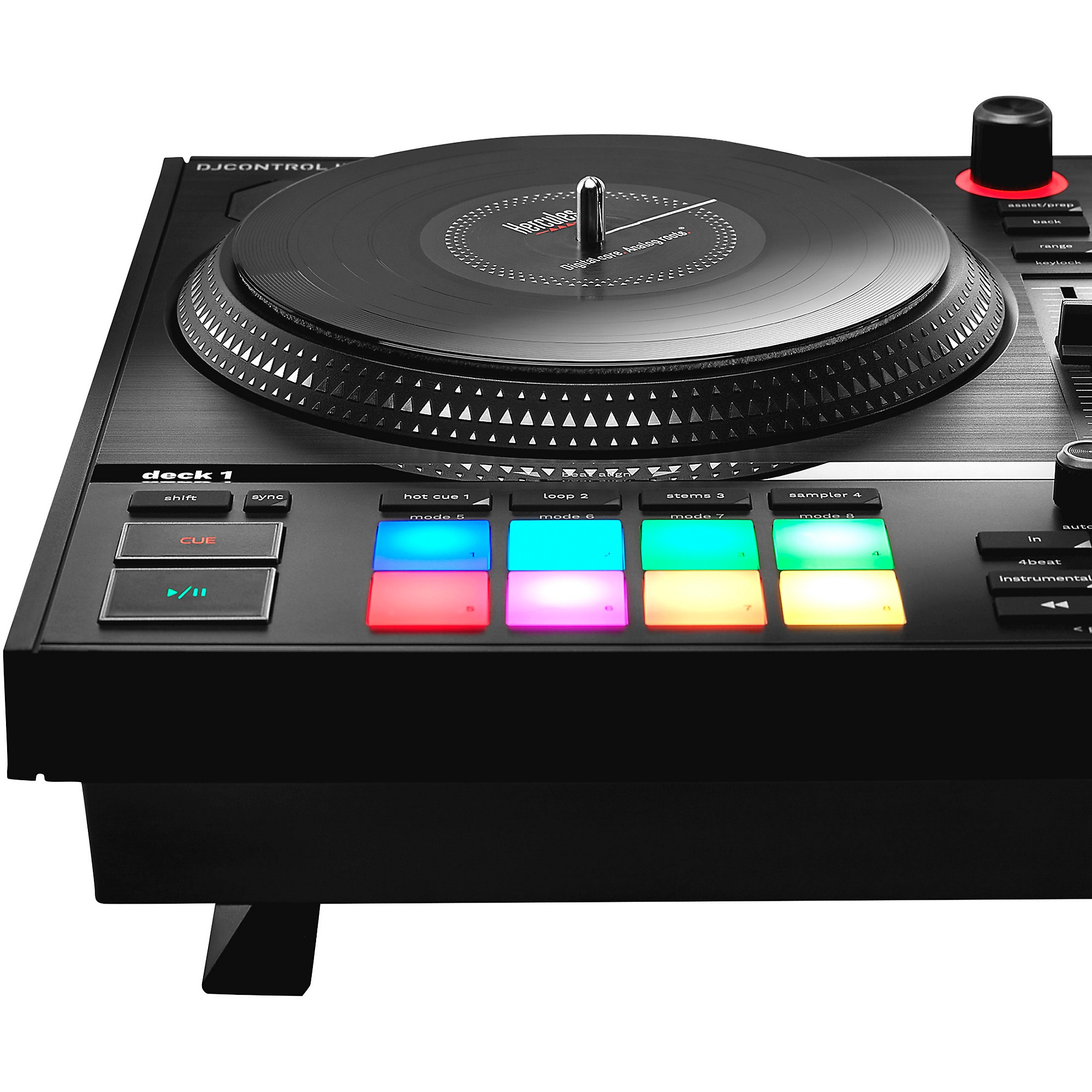 Open Box Hercules DJ DJControl Inpulse T7 2-Channel Motorized DJ