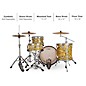 Ludwig Legacy Mahogany 3-Piece Fab Shell Pack with 22 in. Bass Drum Lemon Oyster