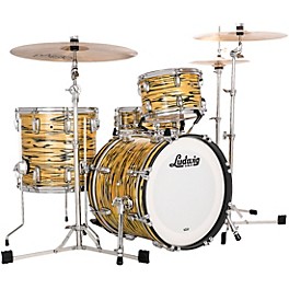 Ludwig Legacy Mahogany 3-Piece Jazzette Shell Pack with 18 in. Bass Drum Lemon Oyster