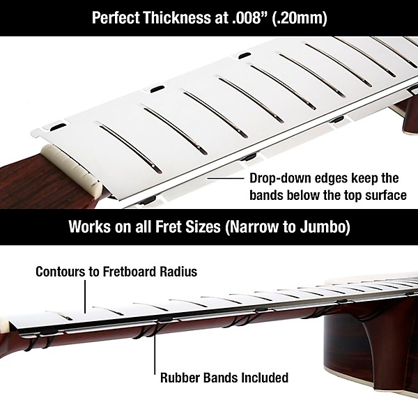 Music Nomad Fret Shield Fretboard Protector Guard for M-25.34" Guitar Fret Scale