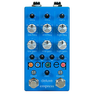 Empress Effects Paraeq Mkii Deluxe Effects Pedal Blue for sale